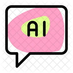 Artificial Intelligence Chat  Icon