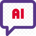 Artificial Intelligence Chat  Icon