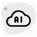 Artificial Intelligence Cloud  Icône