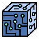 Artificial intelligence cube  Icon