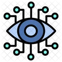 Artificial intelligence eye  Icon