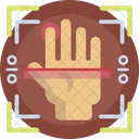 Artificial Intelligence Hand  Icon