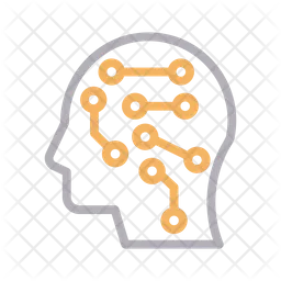 Artificial Intelligence Head  Icon