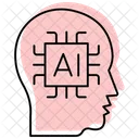 Artificial Intelligence Color Shadow Thinline Icon Icon