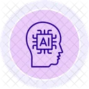 Artificial Intelligence Line Icon Icon