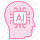 Artificial Intelligence Duotone Line Icon Icon