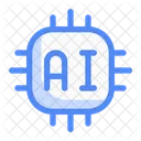 Artificial Intelligence Technology Robot Icon