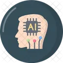 Artificial Intelligence Technology Robot Icon