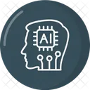 Artificial Intelligence Technology Robot Icon