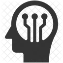Electronic Mind Circuit Icon