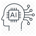 Artificial Intelligence Intelligent Computing Machine Learning Icon