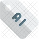 Artificial Intelligence Label  Icon