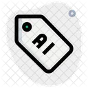Artificial Intelligence Label  Icon