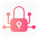 Artificial Intelligence Lock  Icon