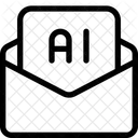 Artificial Intelligence Message  Icon