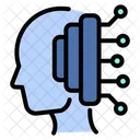 Artificial intelligence mind  Icon