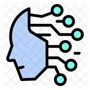 Artificial intelligence mind  Icon