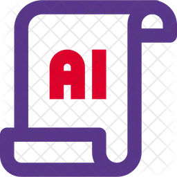 Artificial Intelligence Paper  Icon