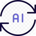 Artificial Intelligence Refresh  Icon