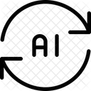 Artificial Intelligence Refresh  Icon