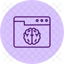 Artificial Intelligence Website Pentaglow Icon