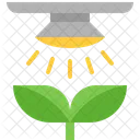 Artificial Light Greenhouse Icon