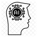 Artificial Mind Artificial Intelligence Artificial Brain Icon