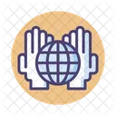 Artificial Noosphere Artificial Global Icon