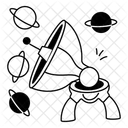 Artificial Satellite  Icon