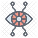 Artificial Intelligence Vision Tech Icon