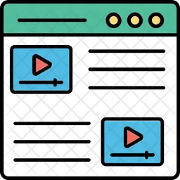 Artigo em vídeo  Ícone