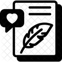 Artigo Favorito Ensaio Coluna Icon