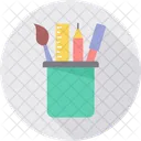 Artigos De Papelaria Item Itens Icon
