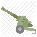 Artillerie Kanone Schwer Symbol