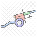 Icone Couleur Lineaire Artillerie Icon