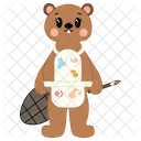 Artist bear  Symbol