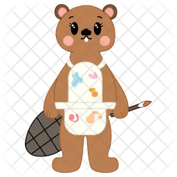Artist bear  Icon