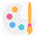 Artist Palette Paint Icon