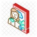Artist Woman Job Icon