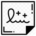 Artist signature  Icon