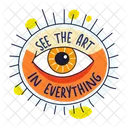 Artistic eye  Icon