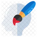 Creative Person Artistic Mind Artistic Brain Icon