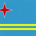 Aruba Bandeira Pais Ícone