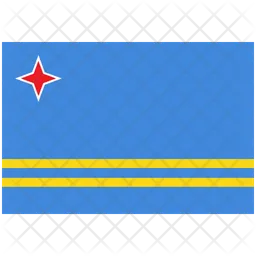 Aruba Flag Icono