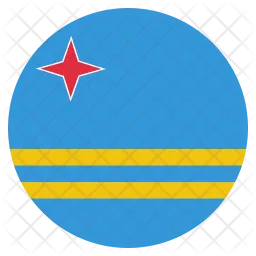 Aruba Flag Icono