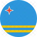 아루바 플래그 국가 아이콘