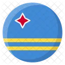 Aruba Flag Country Icon