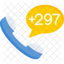 Aruba Dial Code  Icon
