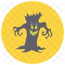 Arvore Assustadora Arvore Halloween Ícone