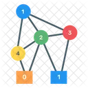 Diagrama De Decisao Binaria Arvore Binaria Grafico Conectado Ícone